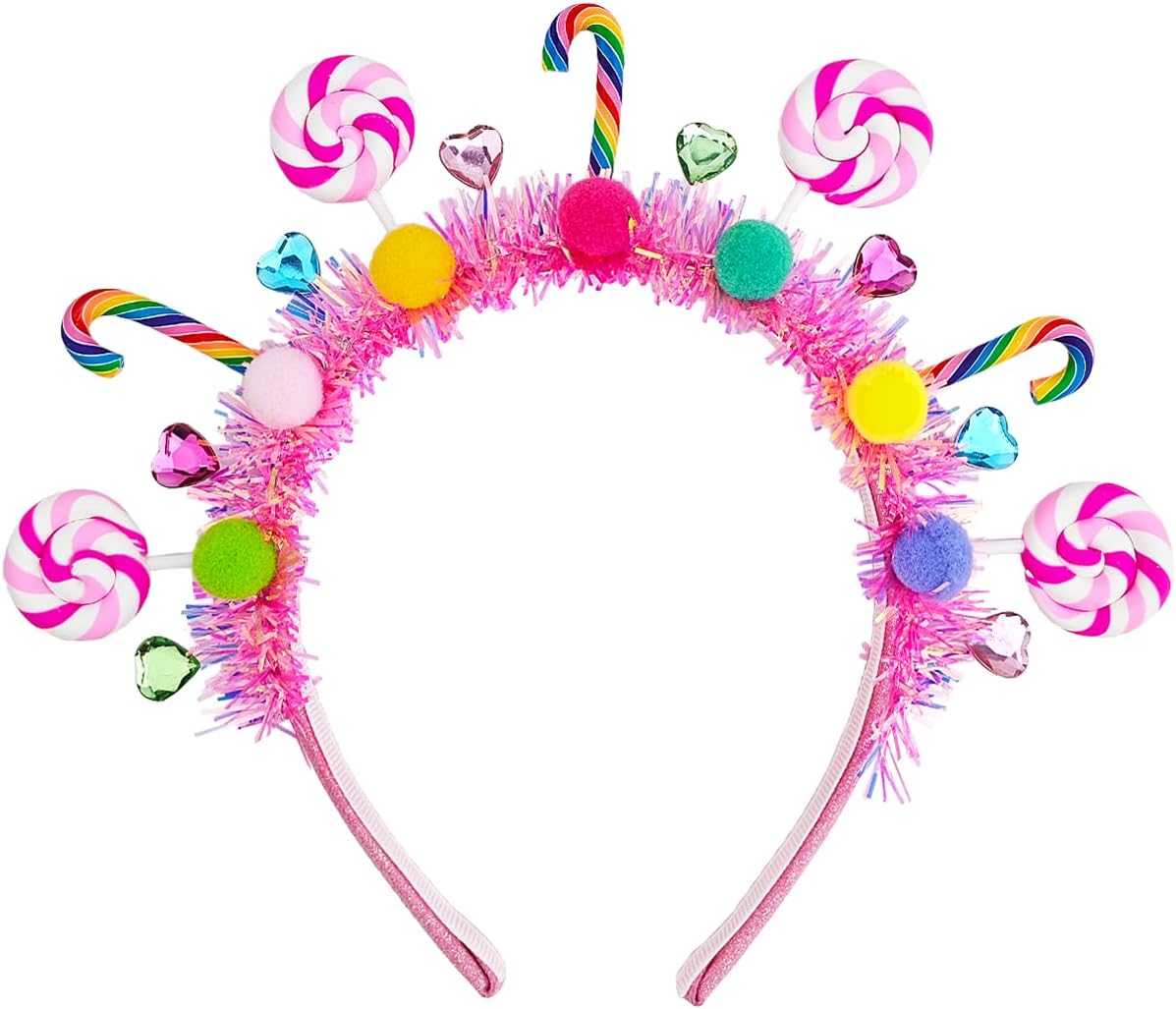 1 Candy Lollipop Headband Rainbow Situation — WeirdThingsToBuy weird find