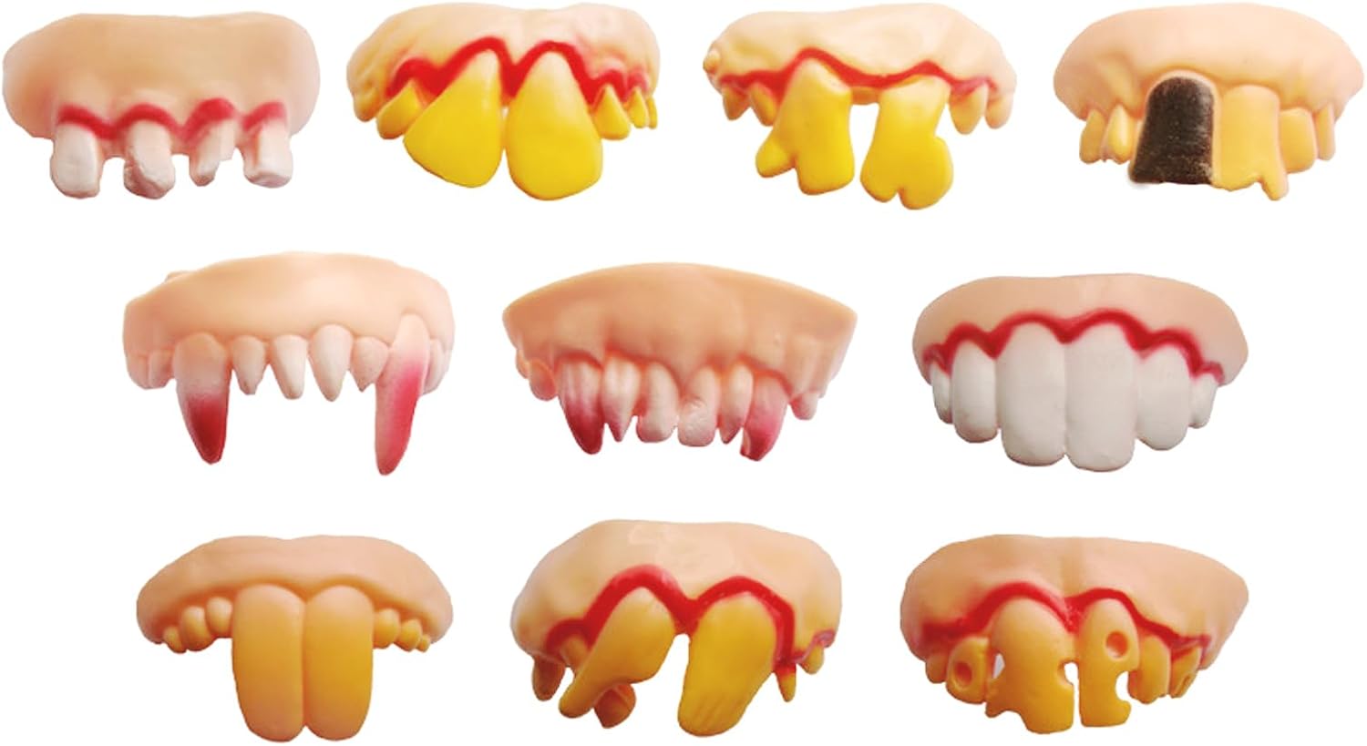 10 Prank Fake Teeth Vampire Energy — WeirdThingsToBuy weird find