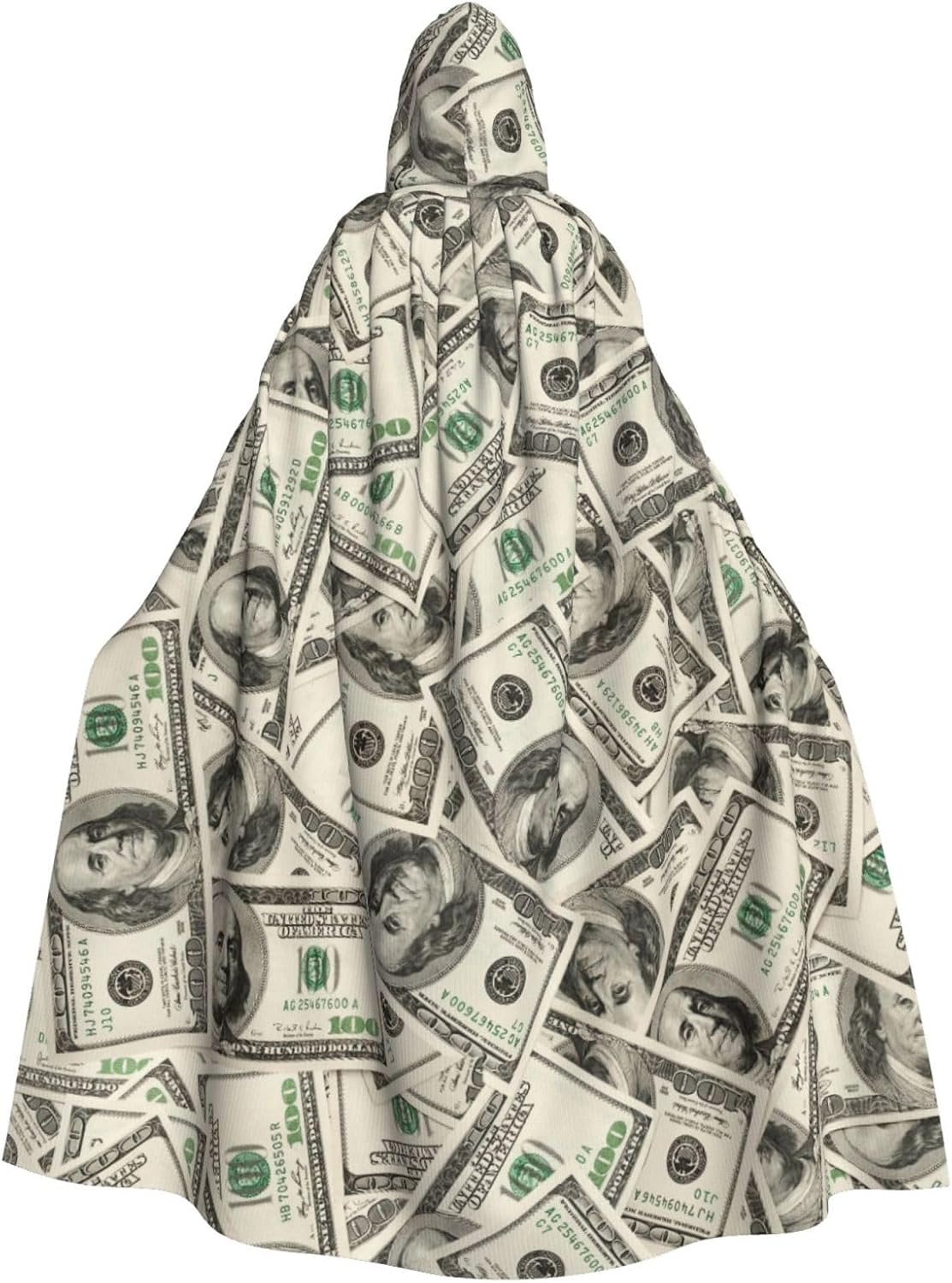 100 Dollar Bills Halloween Adult — WeirdThingsToBuy weird find