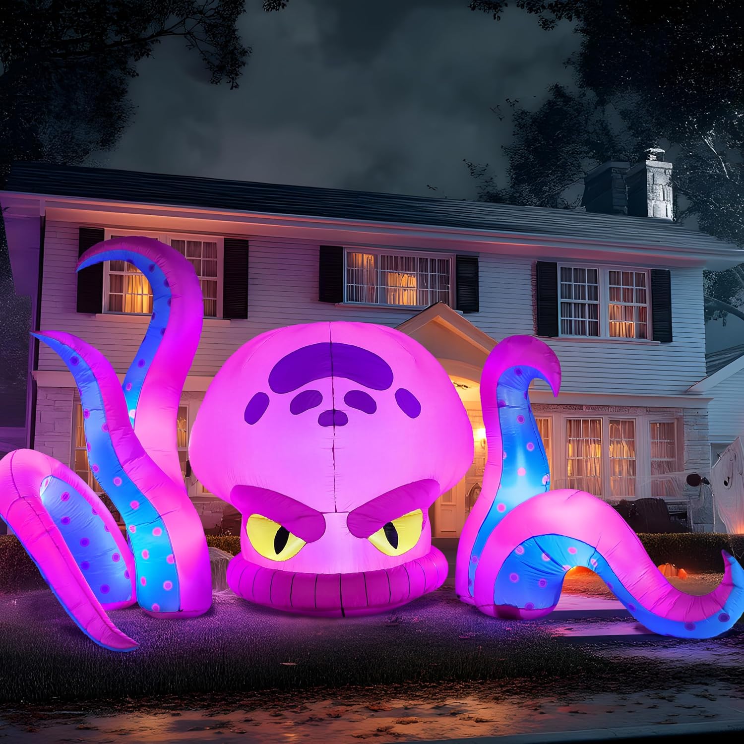 10ft Long Halloween Inflatable Octopus — WeirdThingsToBuy weird find
