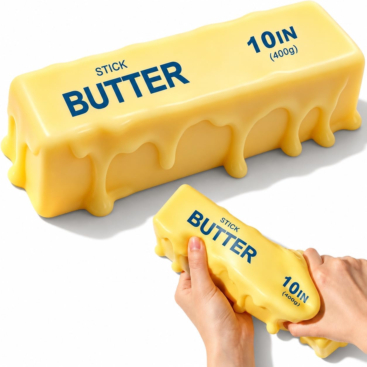 10in Giant Melted Butter Squishy Situation — WeirdThingsToBuy weird find