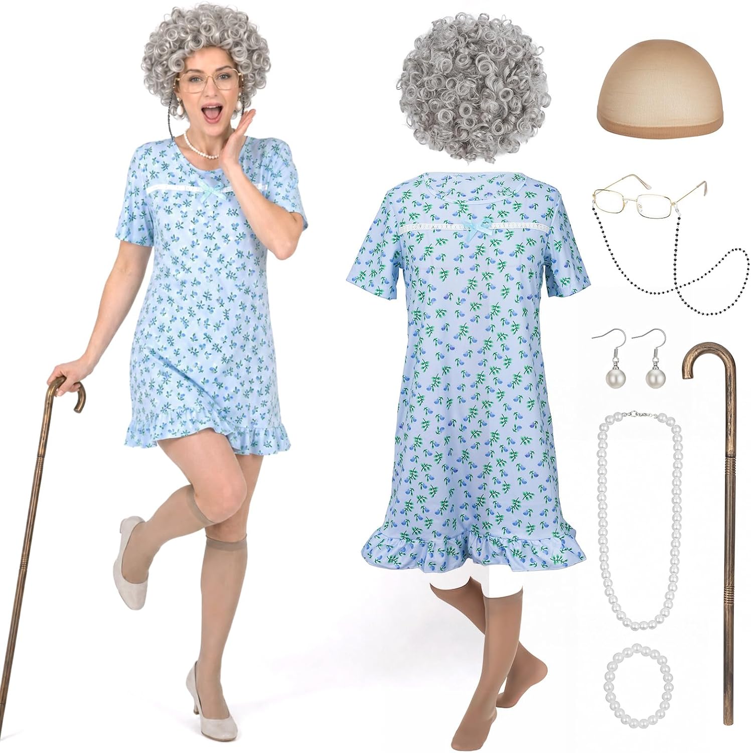 10pcs Old Lady Costume Women Situation — WeirdThingsToBuy weird find