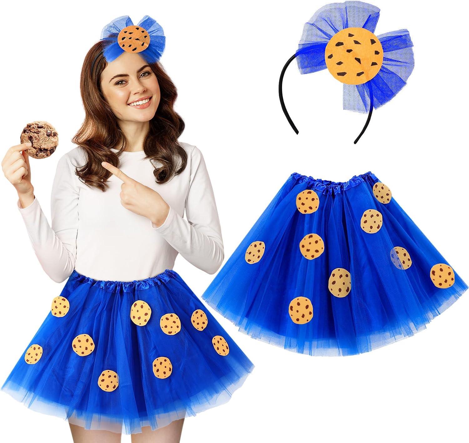 12 Halloween Blue Cookie Costume Energy — WeirdThingsToBuy weird find