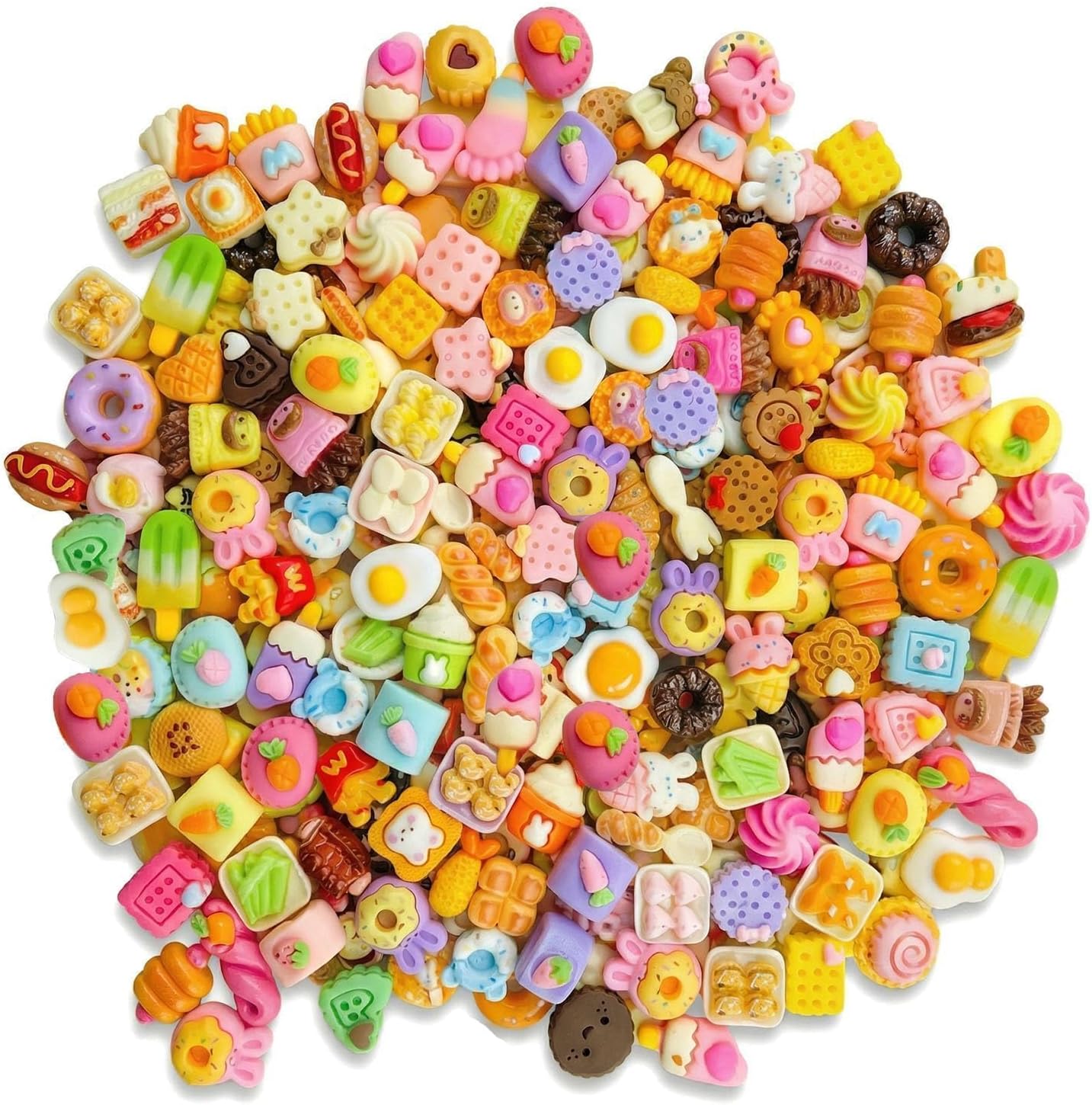 120 Mini Dessert Resin Charms Situation — WeirdThingsToBuy weird find