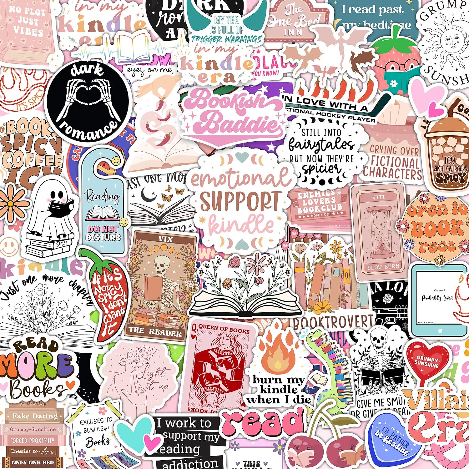 120 Smut Romance Book Stickers Situation — WeirdThingsToBuy weird find