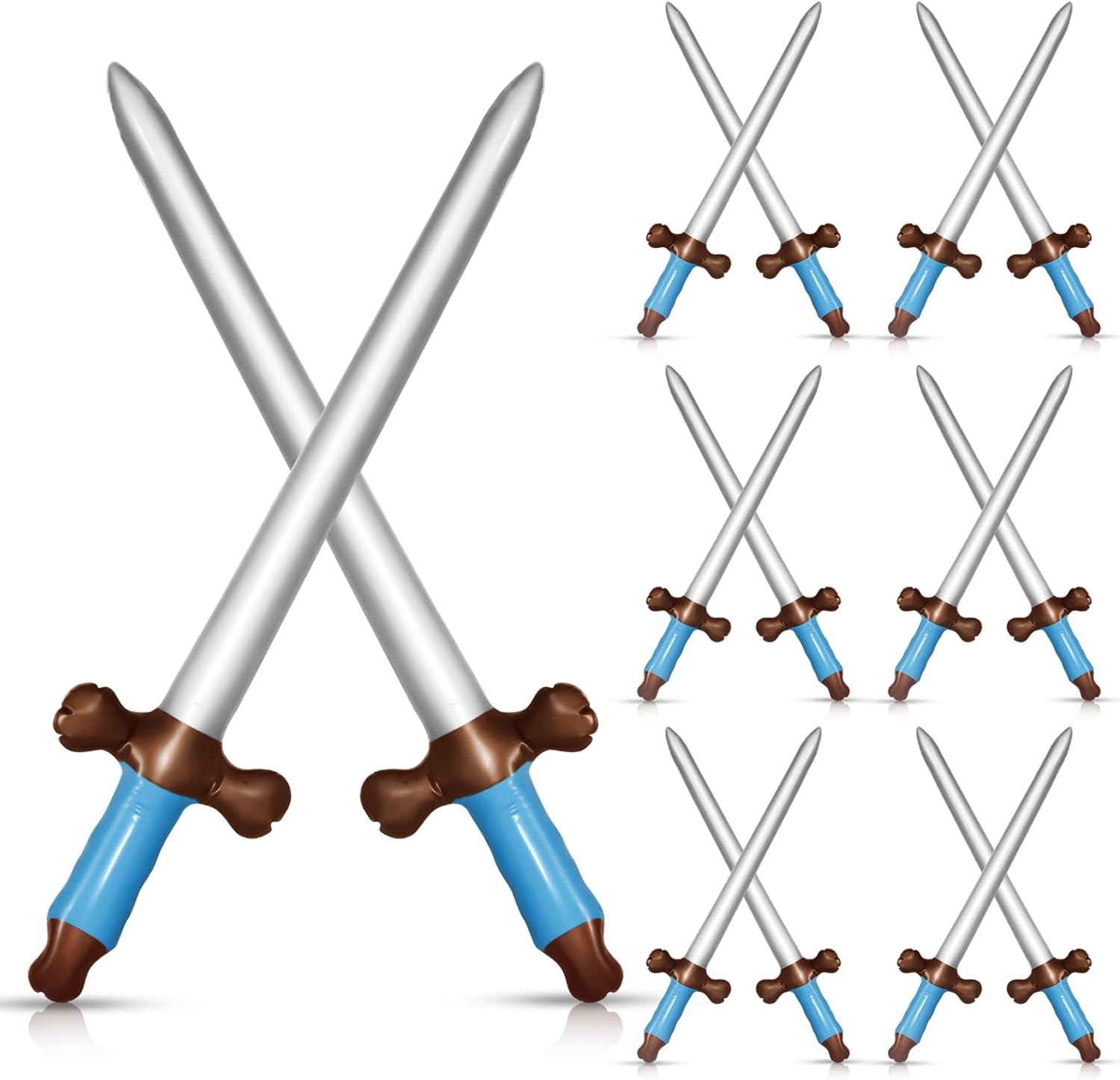 12pcs Inflatable Pirate Swords Set — WeirdThingsToBuy weird find