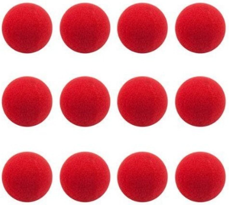 12pcs Red Foam Clown Noses Situation — WeirdThingsToBuy weird find