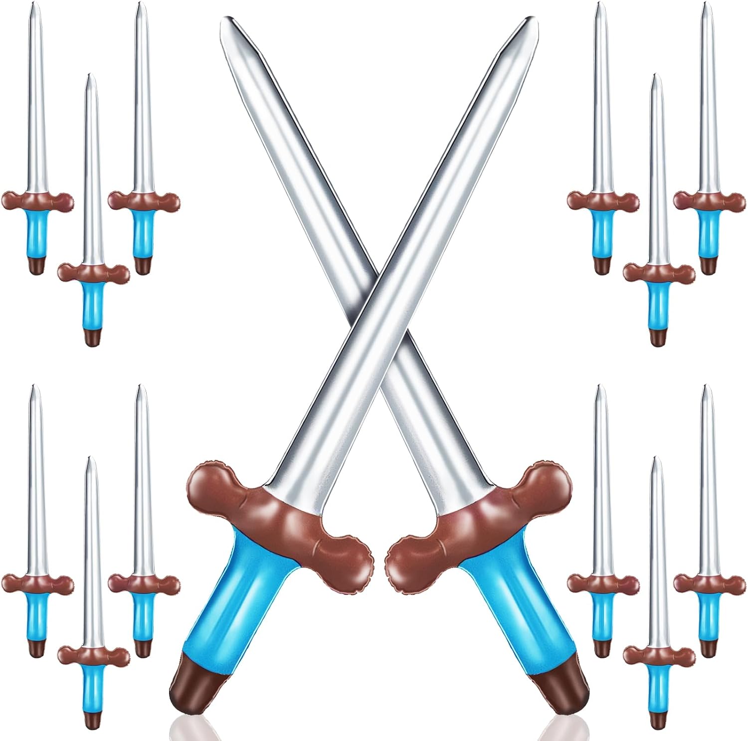 15 Inflatable Pirate Swords Inflated — WeirdThingsToBuy weird find