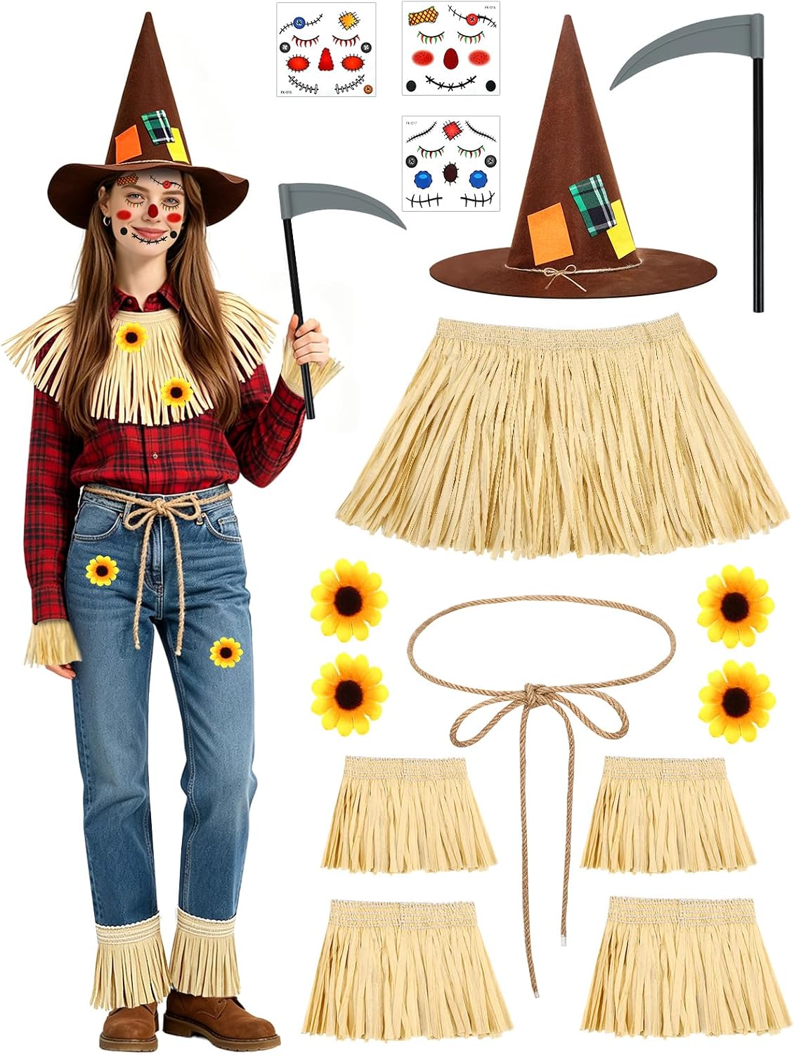 15 Scarecrow Costume Set Adults — WeirdThingsToBuy weird find
