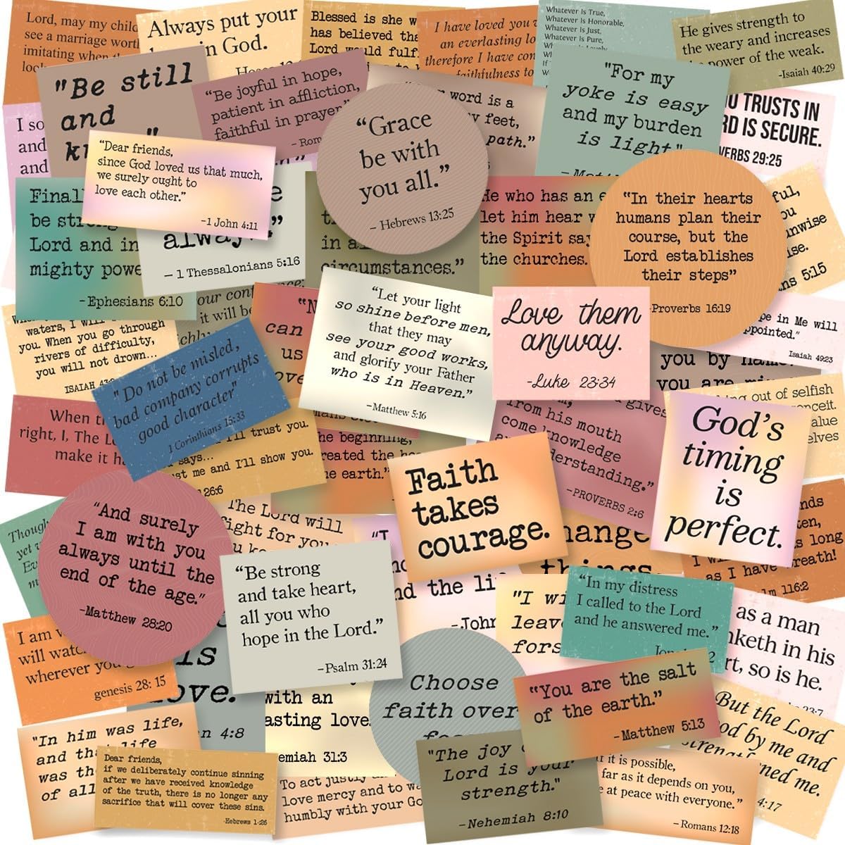 156pcs Bible Verse Stickers by Situation — WeirdThingsToBuy weird find