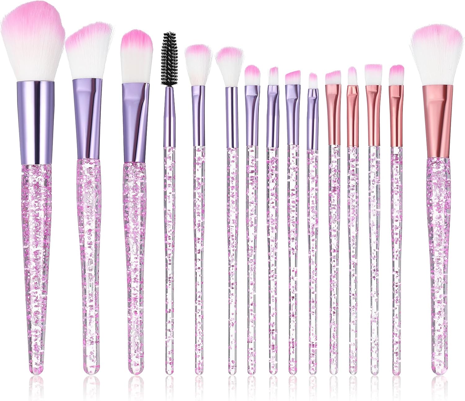15pcs Pink Makeup Brushes Set — WeirdThingsToBuy weird find