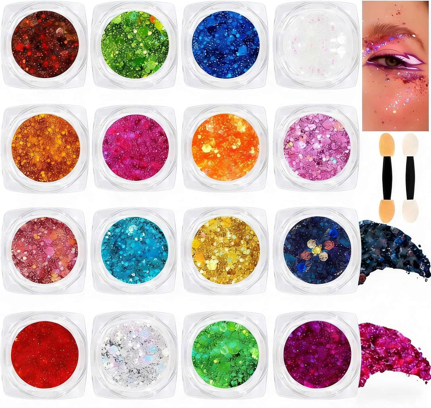 16 Colors Chunky Fine Mixed Situation — WeirdThingsToBuy weird find