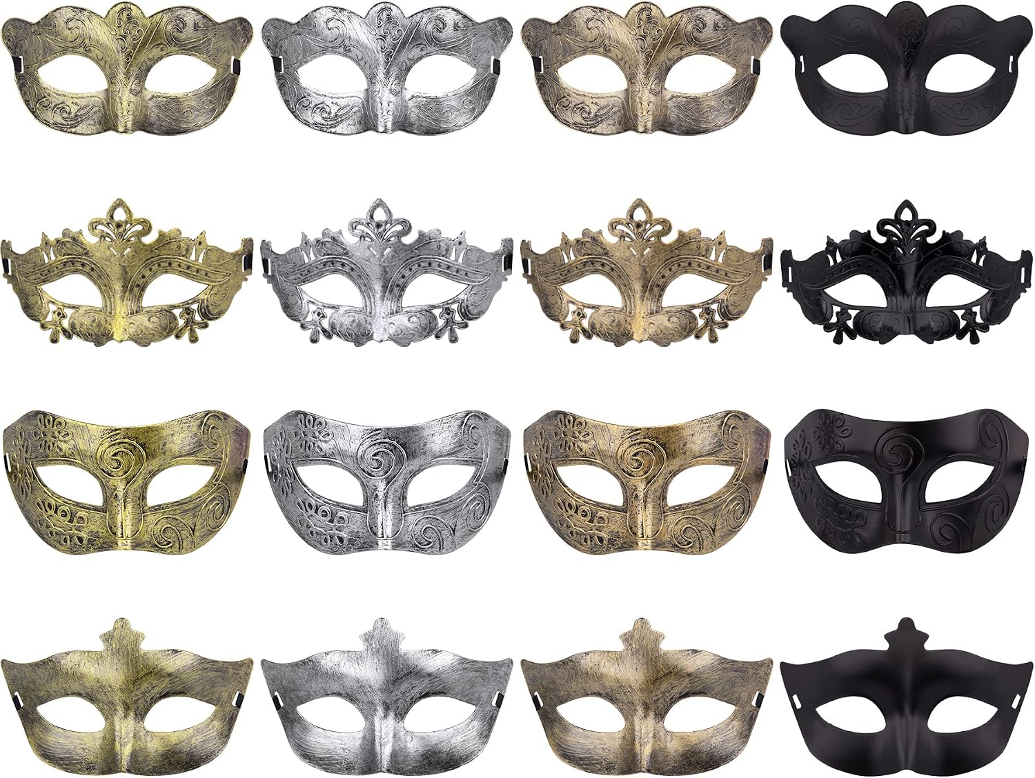 16 Masquerade Masks Venetian Vintage Energy — WeirdThingsToBuy weird find