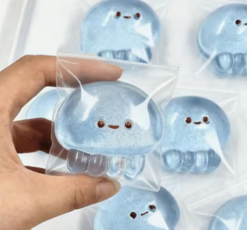1pc Blue Cute Jellyfish Squishy Energy — WeirdThingsToBuy weird find