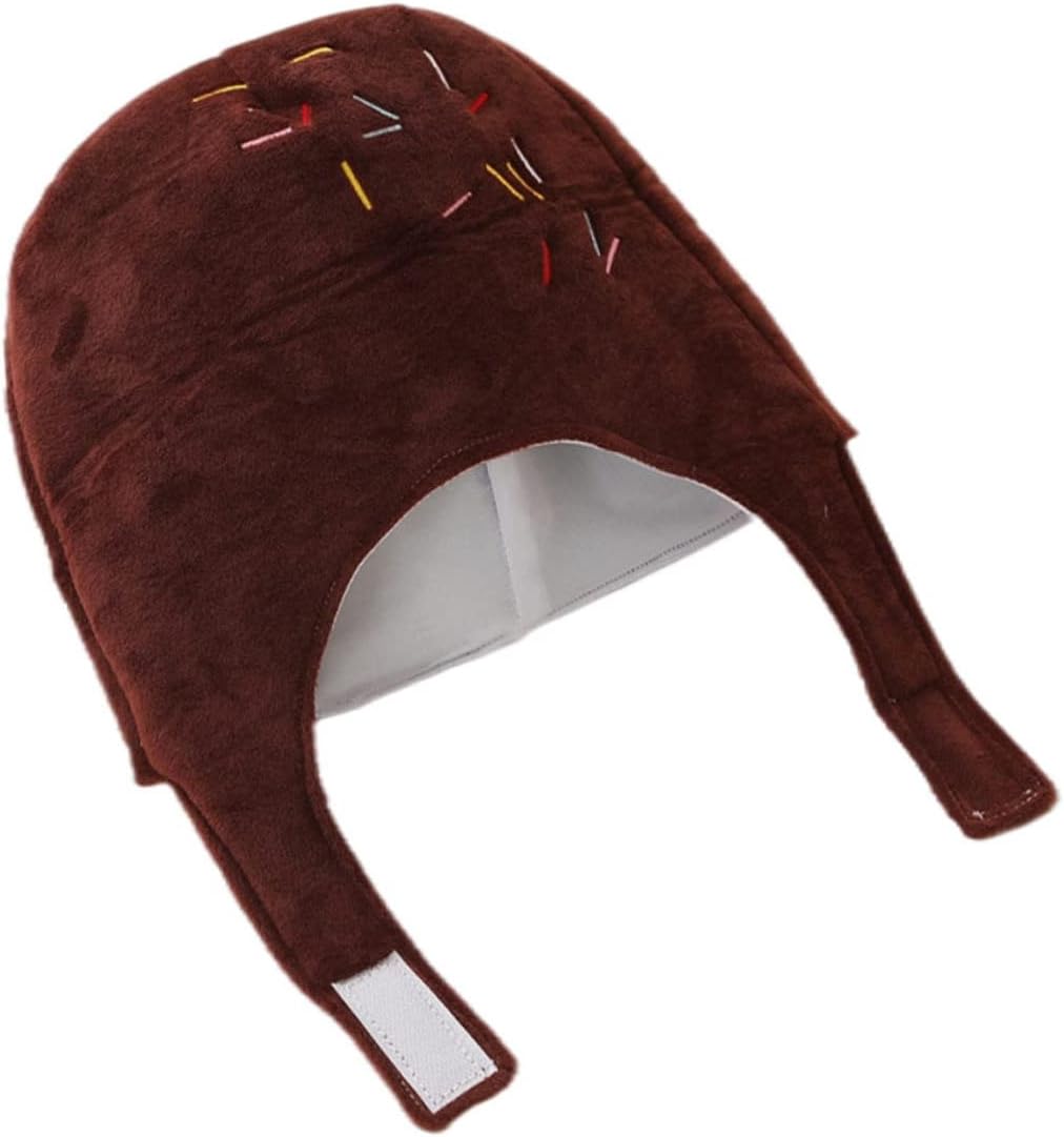 1pc Chocolate Design Party Hat Energy — WeirdThingsToBuy weird find