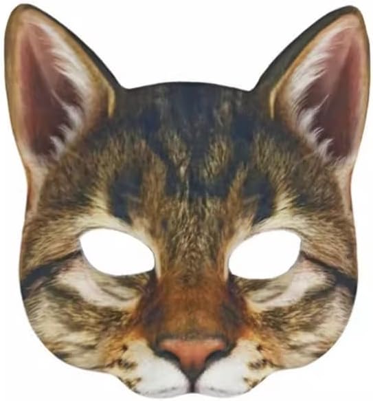 1pcs Half Face Cat Mask Energy — WeirdThingsToBuy weird find