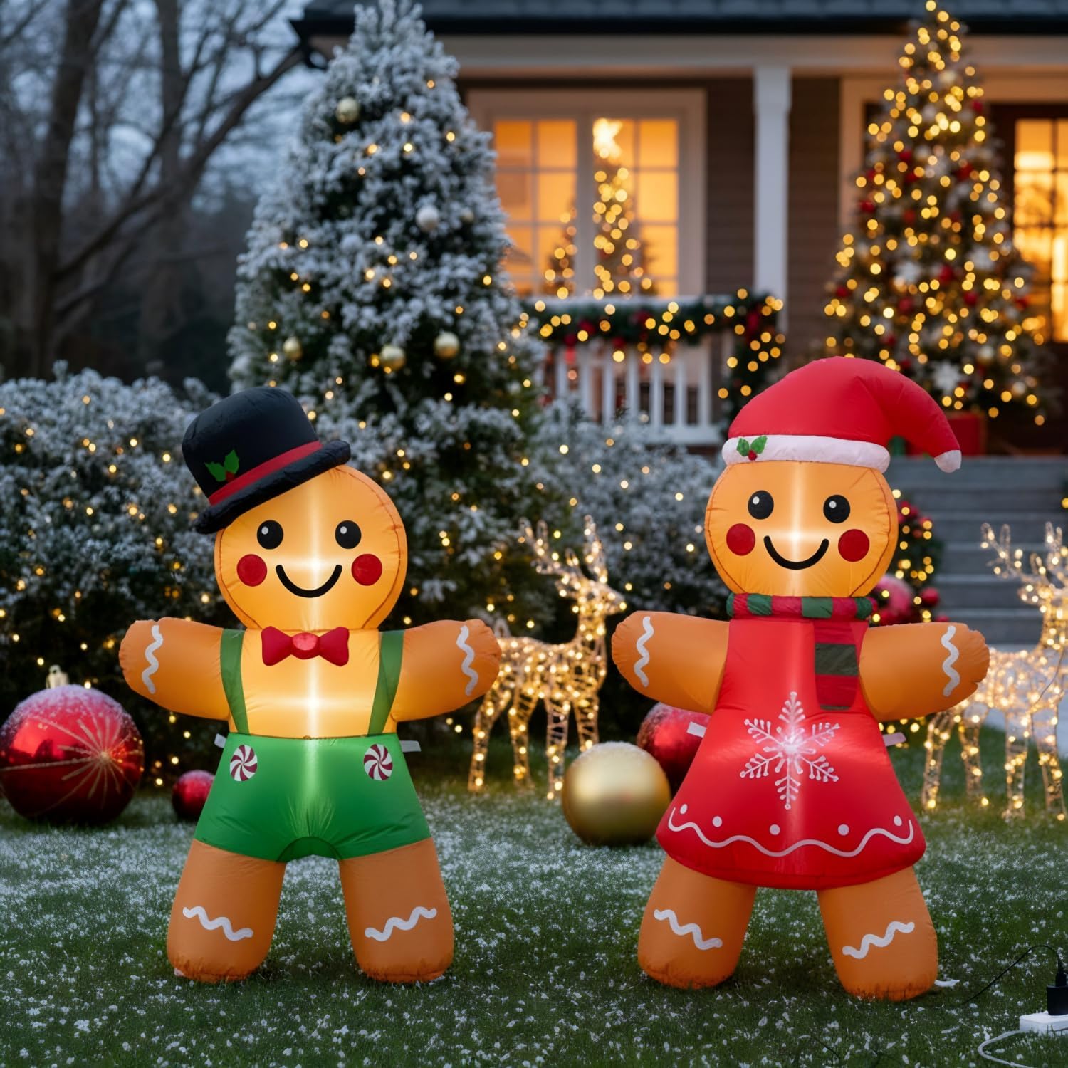 2 4 ft Christmas Gingerbread Energy — WeirdThingsToBuy weird find