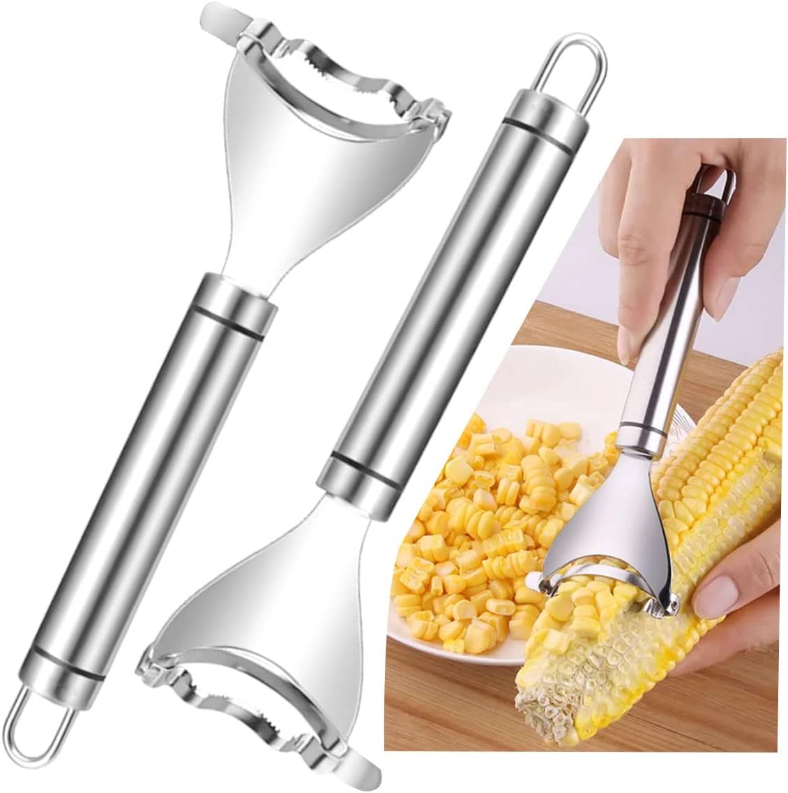2 Corn Peeler Corn Planer Energy — WeirdThingsToBuy weird find