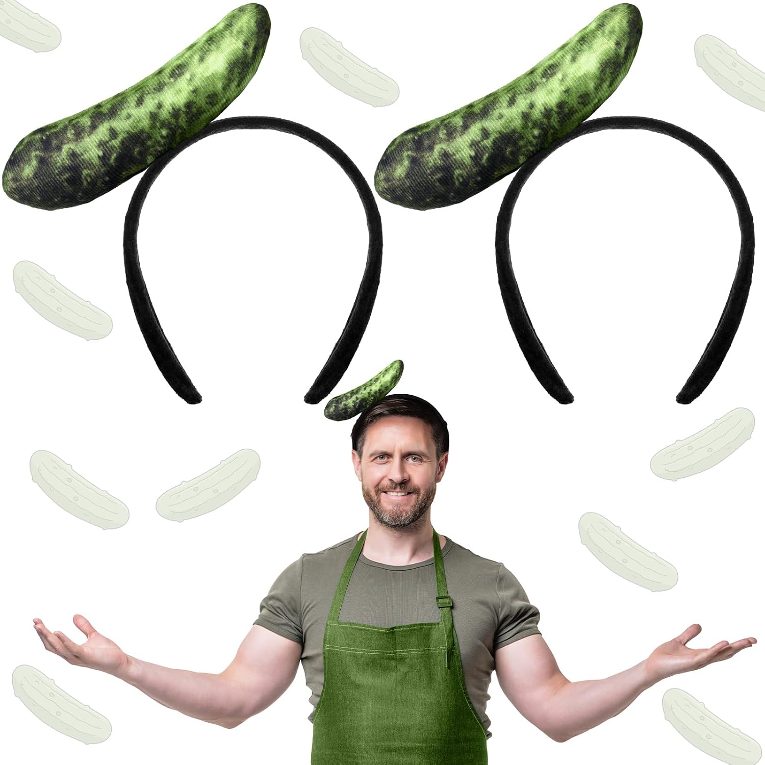 2 Food Headband Funny Costume Situation — WeirdThingsToBuy weird find