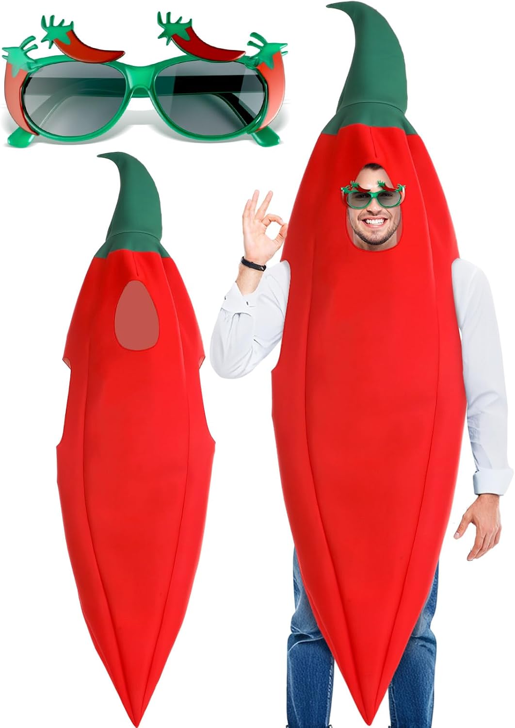 2 Halloween Chili Pepper Costume Energy — WeirdThingsToBuy weird find