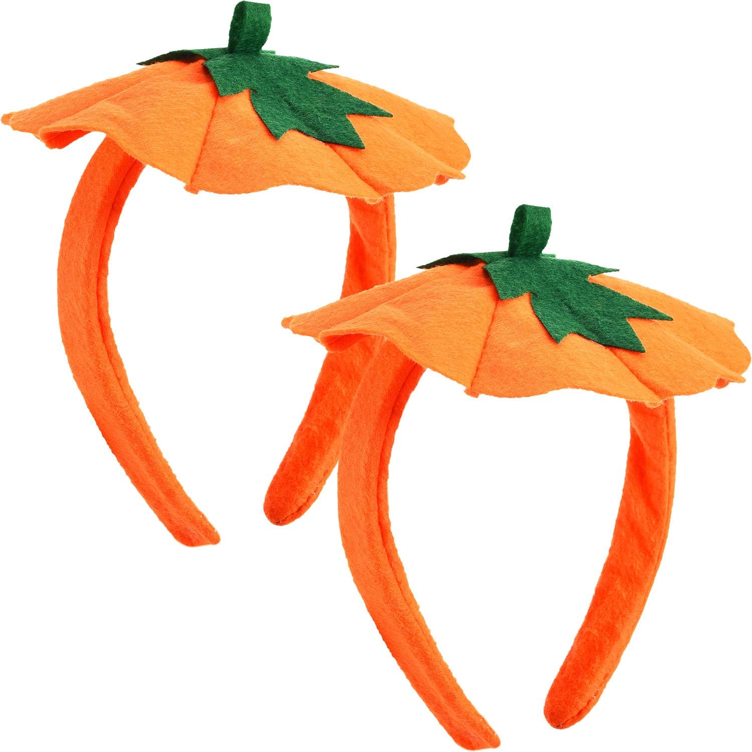 2 Halloween Pumpkin Hats Headbands Situation — WeirdThingsToBuy weird find