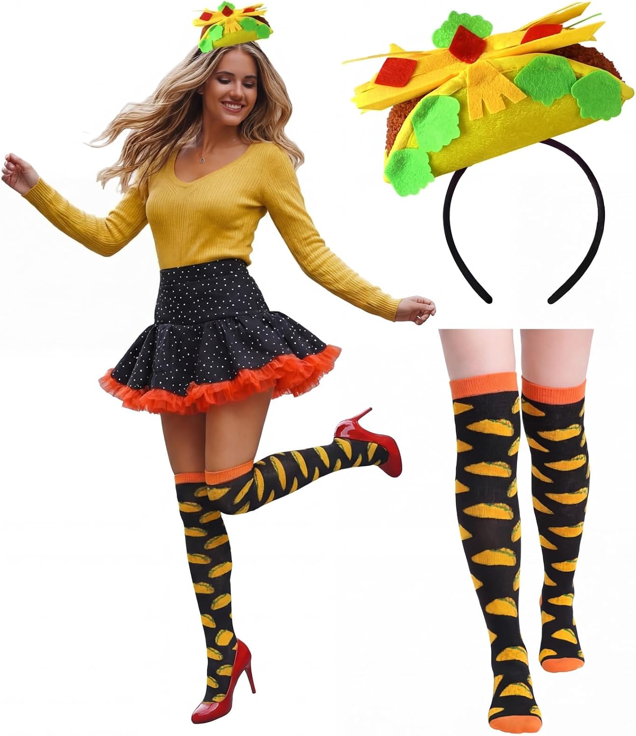2 Halloween Taco Headband Costume Energy — WeirdThingsToBuy weird find