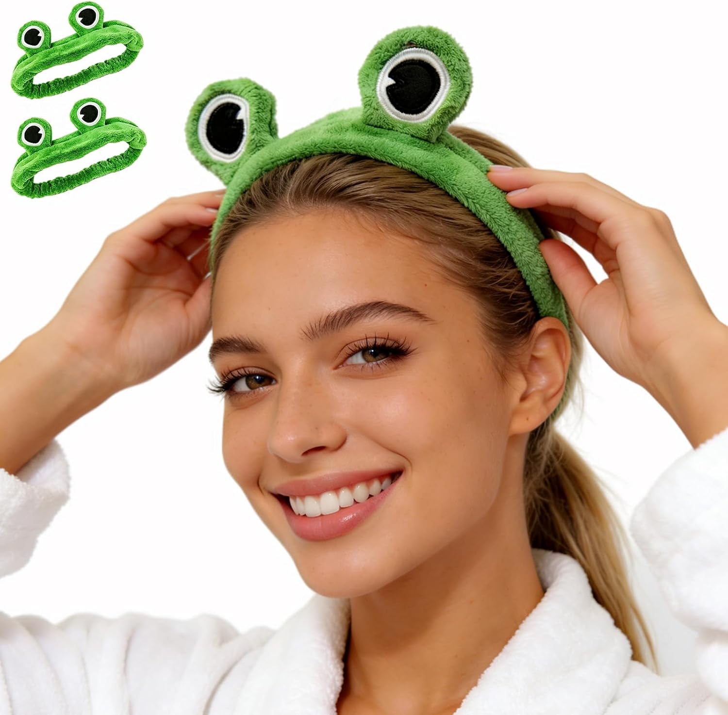 2 Pack Frog Headband Women Energy — WeirdThingsToBuy weird find