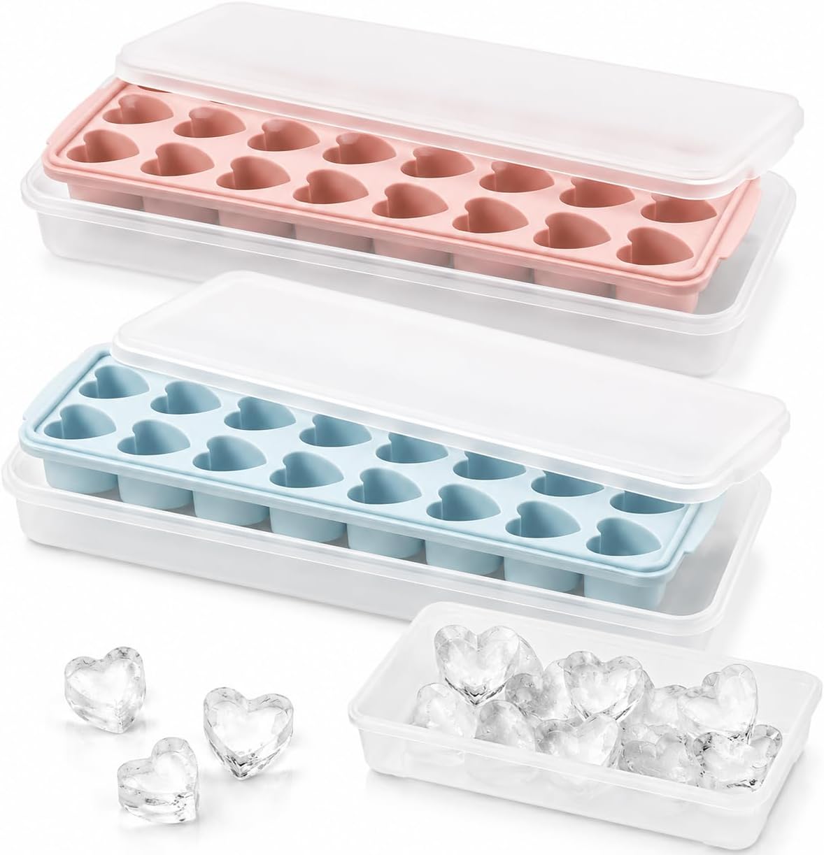 2 Pack Heart Shpaed Ice — WeirdThingsToBuy weird find