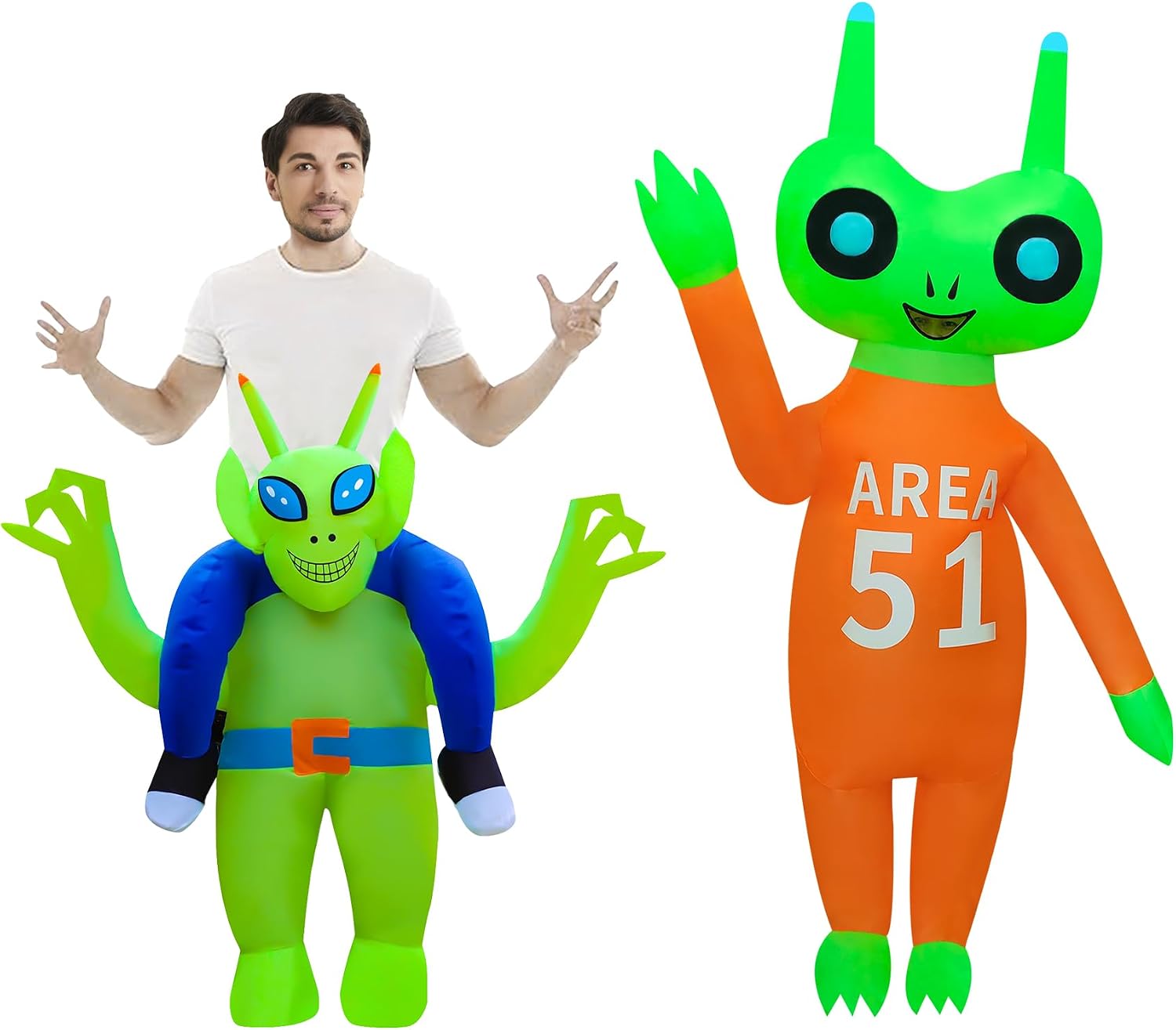 2 Packs Hilarious Inflatable Alien — WeirdThingsToBuy weird find