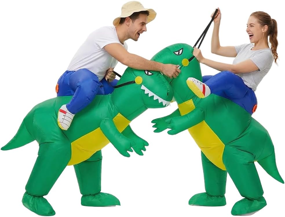 2 Packs Inflatable Dinosaur Costume Energy — WeirdThingsToBuy weird find