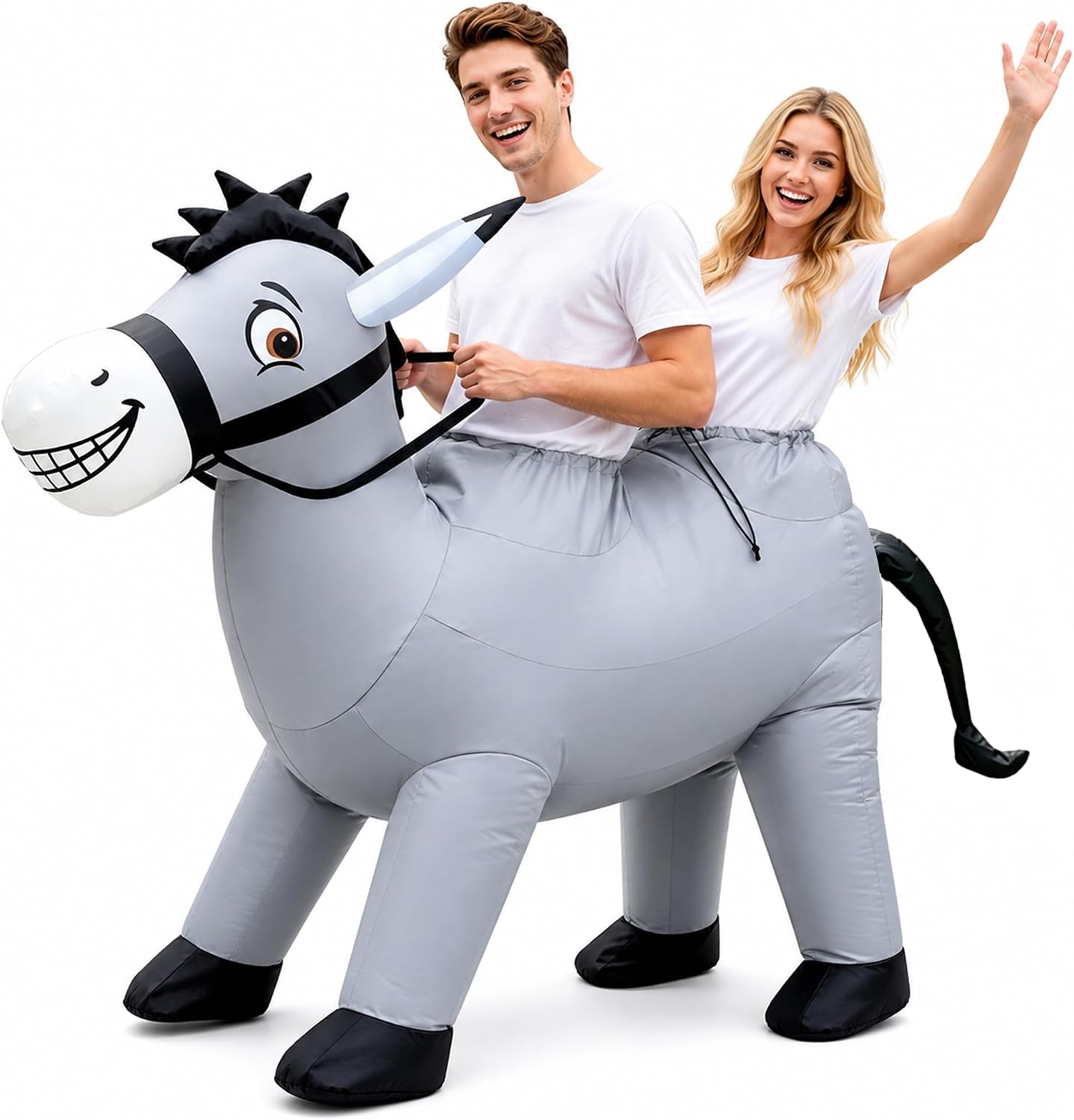 2 Person Donkey Inflatable Costume Situation — WeirdThingsToBuy weird find