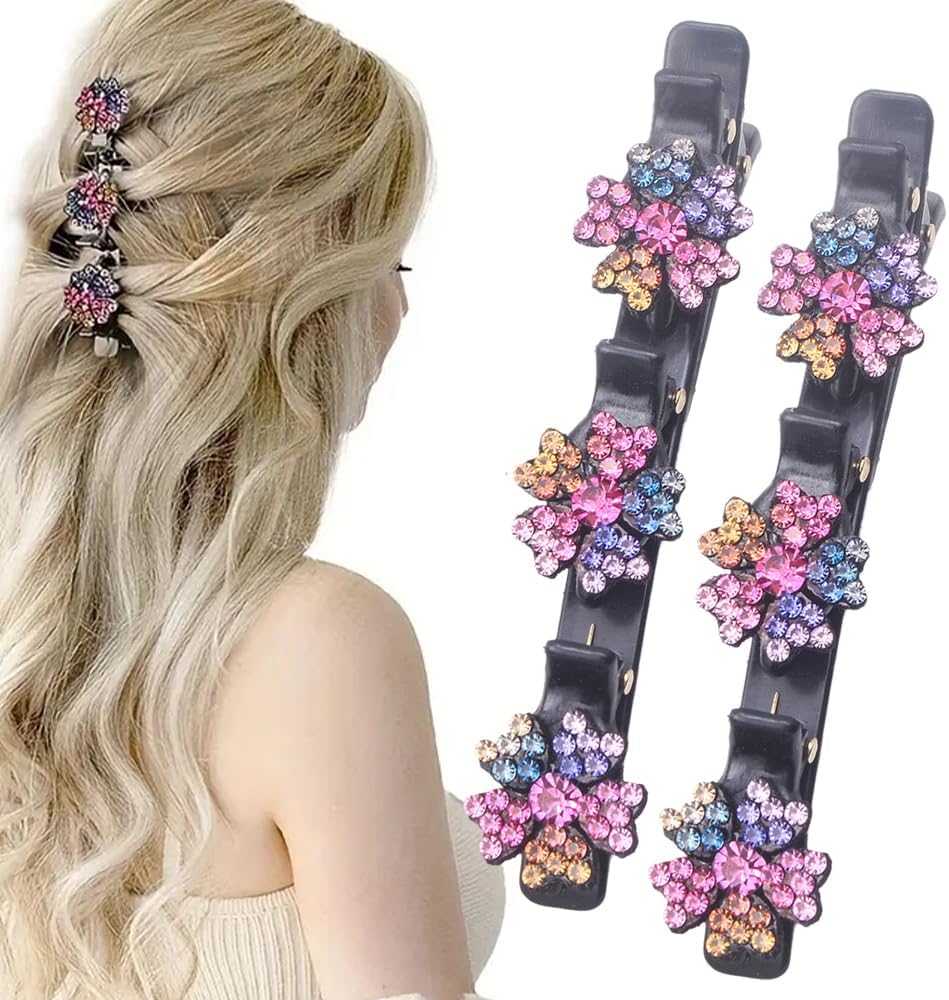 2 Sparkling Crystal Stone Braided — WeirdThingsToBuy weird find