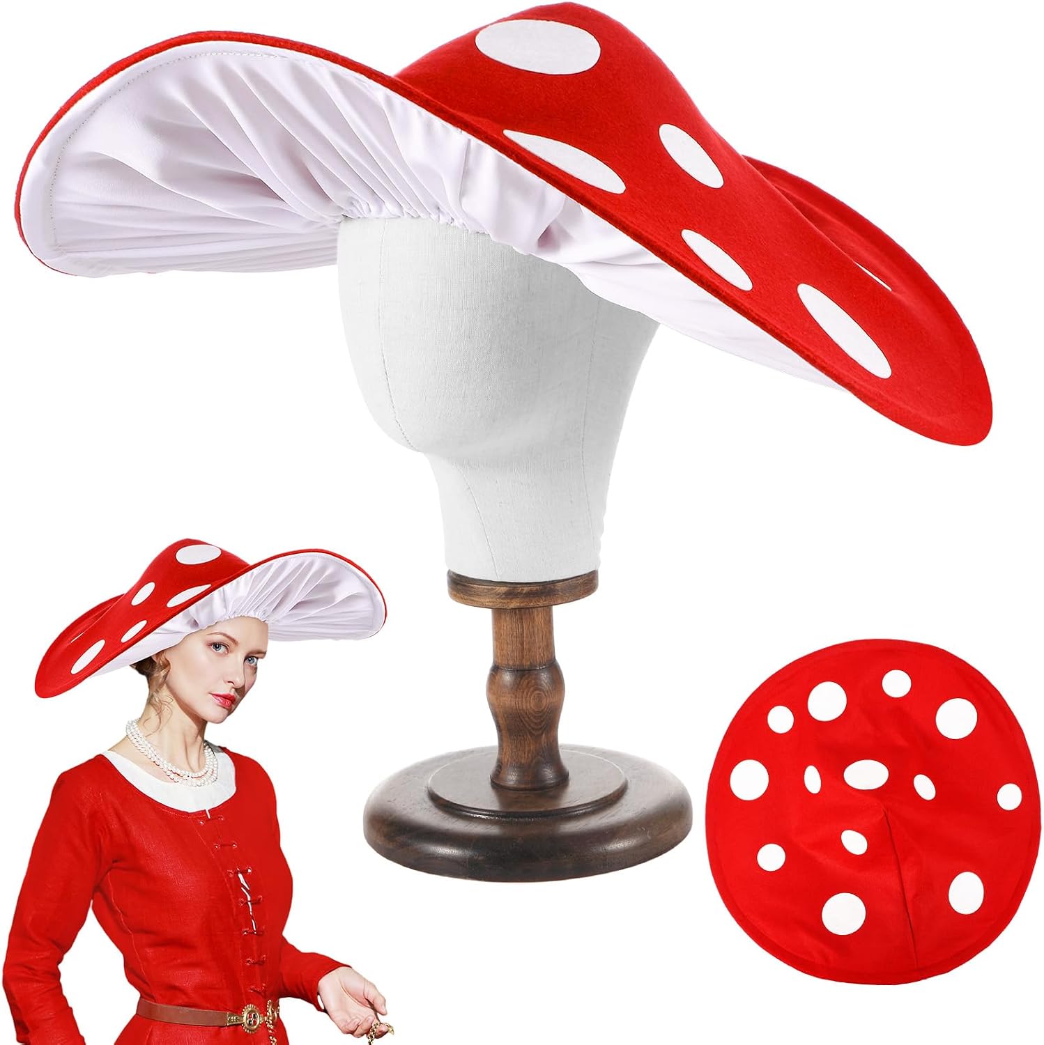 20 Inch Mushroom Hat Costume Situation — WeirdThingsToBuy weird find