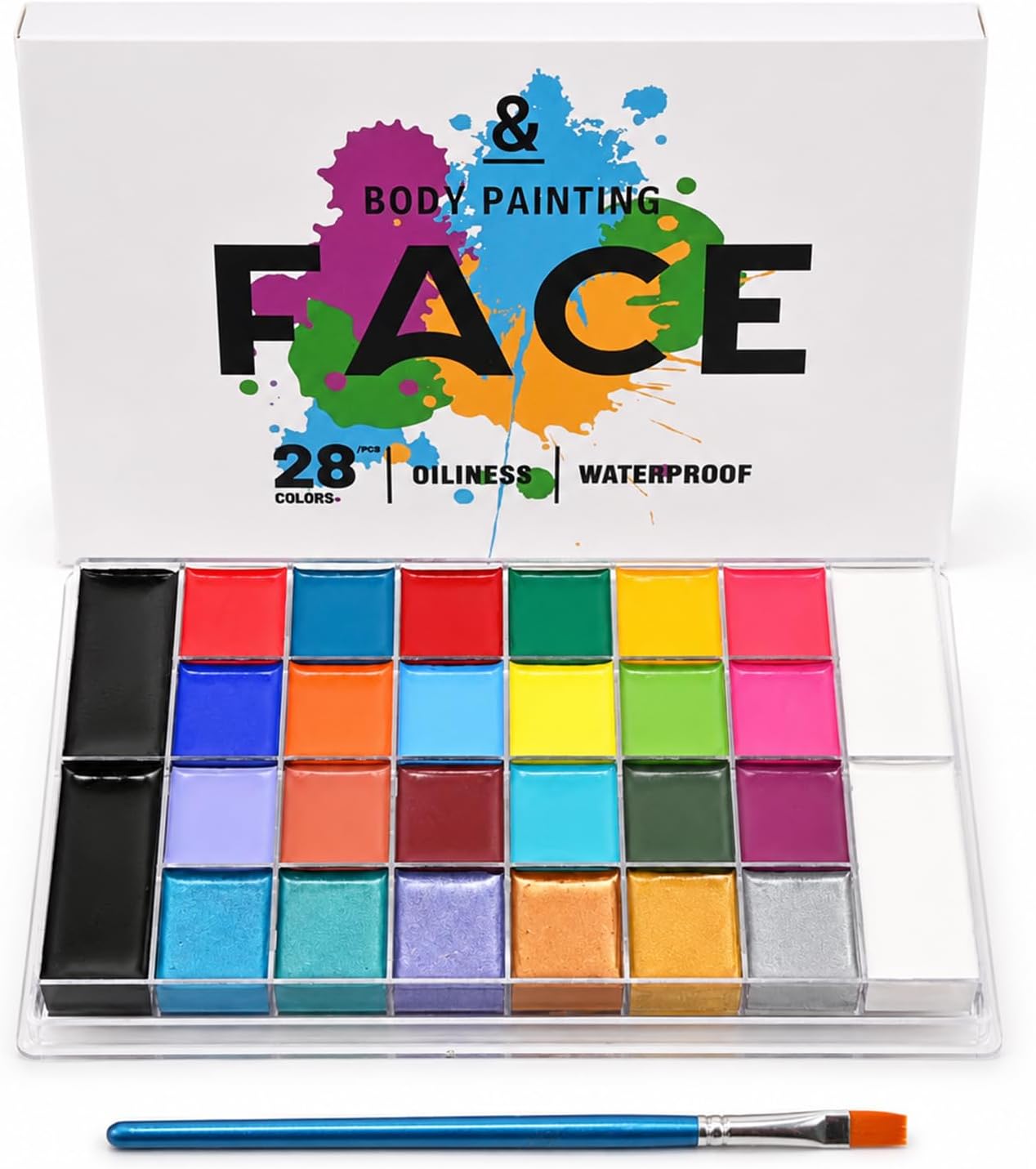28 Colors Face Body Paint — WeirdThingsToBuy weird find