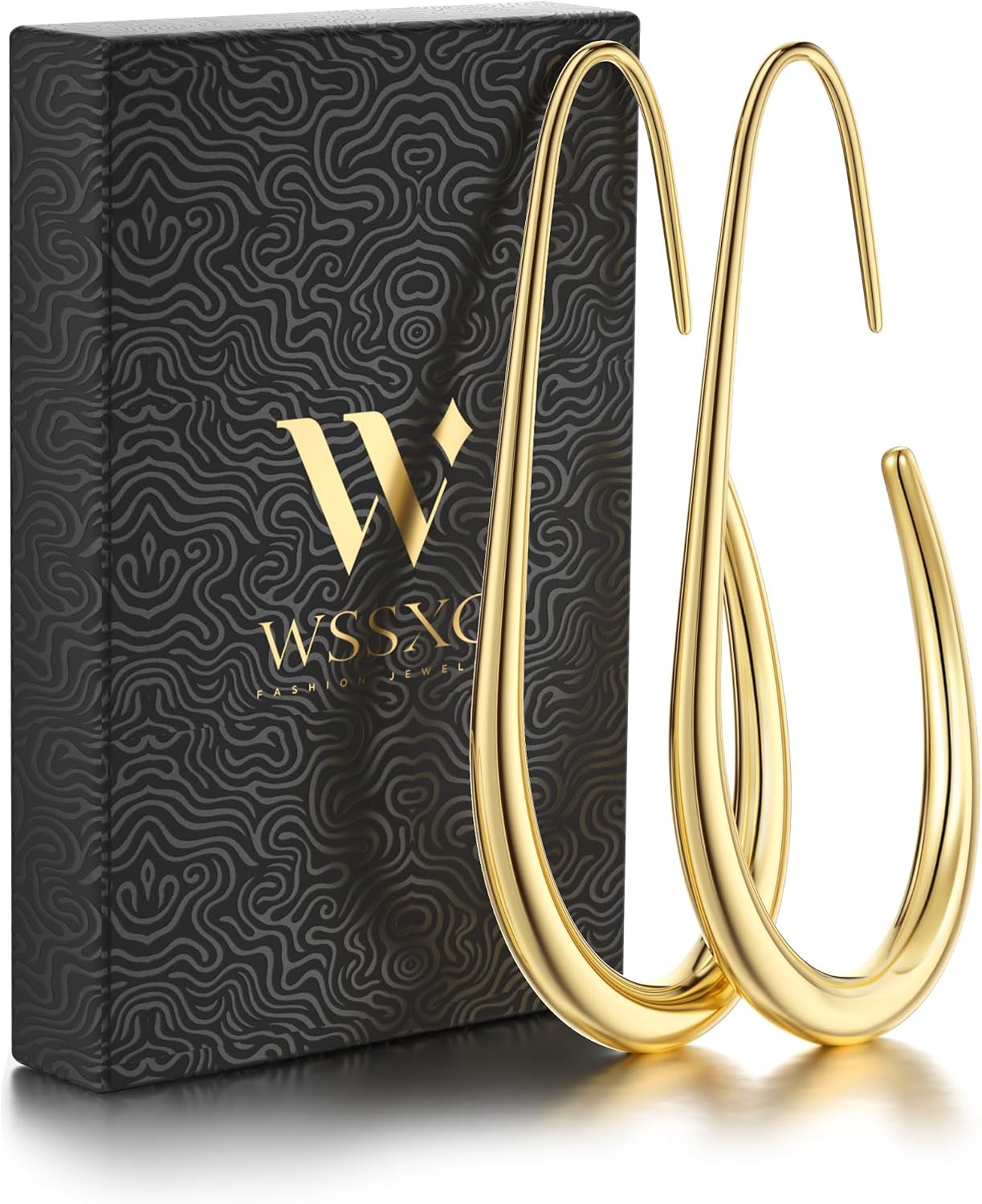 2pairs Lightweight Teardrop Hoop Earrings Energy — WeirdThingsToBuy weird find
