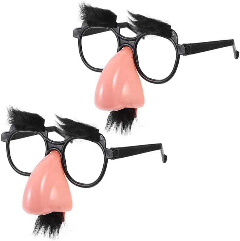 2pcs Funny Clown Nose Glasses Energy — WeirdThingsToBuy weird find