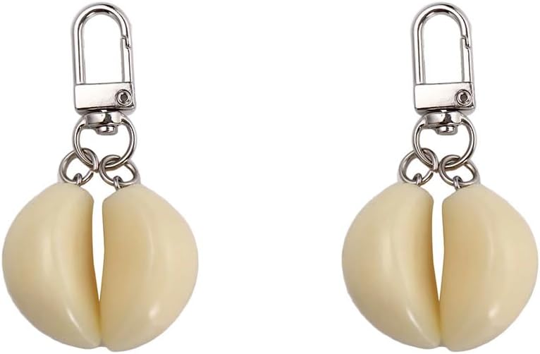2pcs Garlic Keychains Mini Simulated Situation — WeirdThingsToBuy weird find