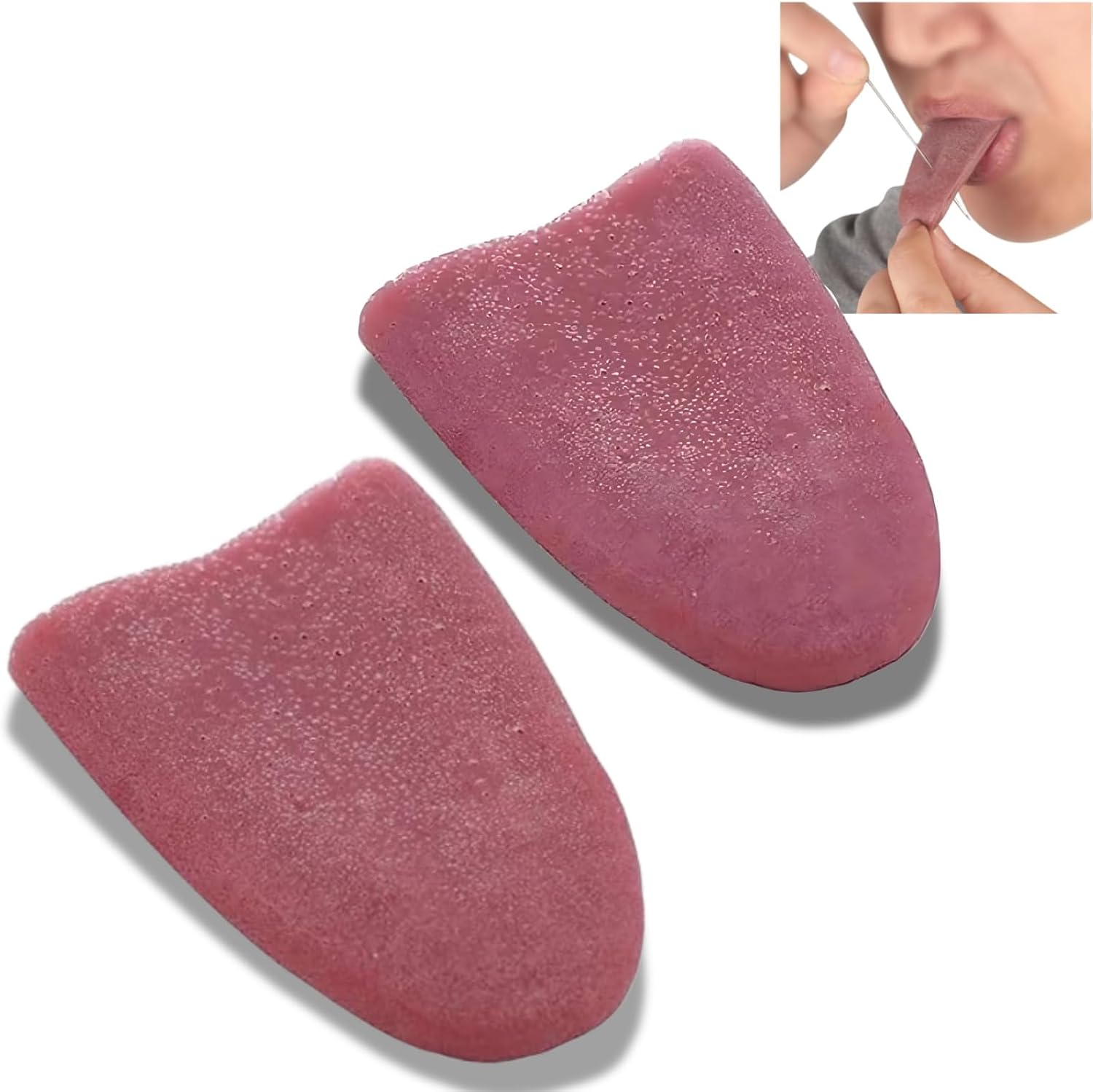 2pcs Realistic Flexible Latex Tongue — WeirdThingsToBuy weird find