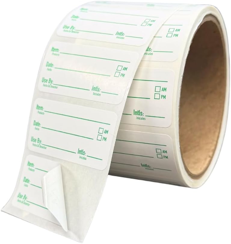 2x1 Removable Freezer Food Labels — WeirdThingsToBuy weird find