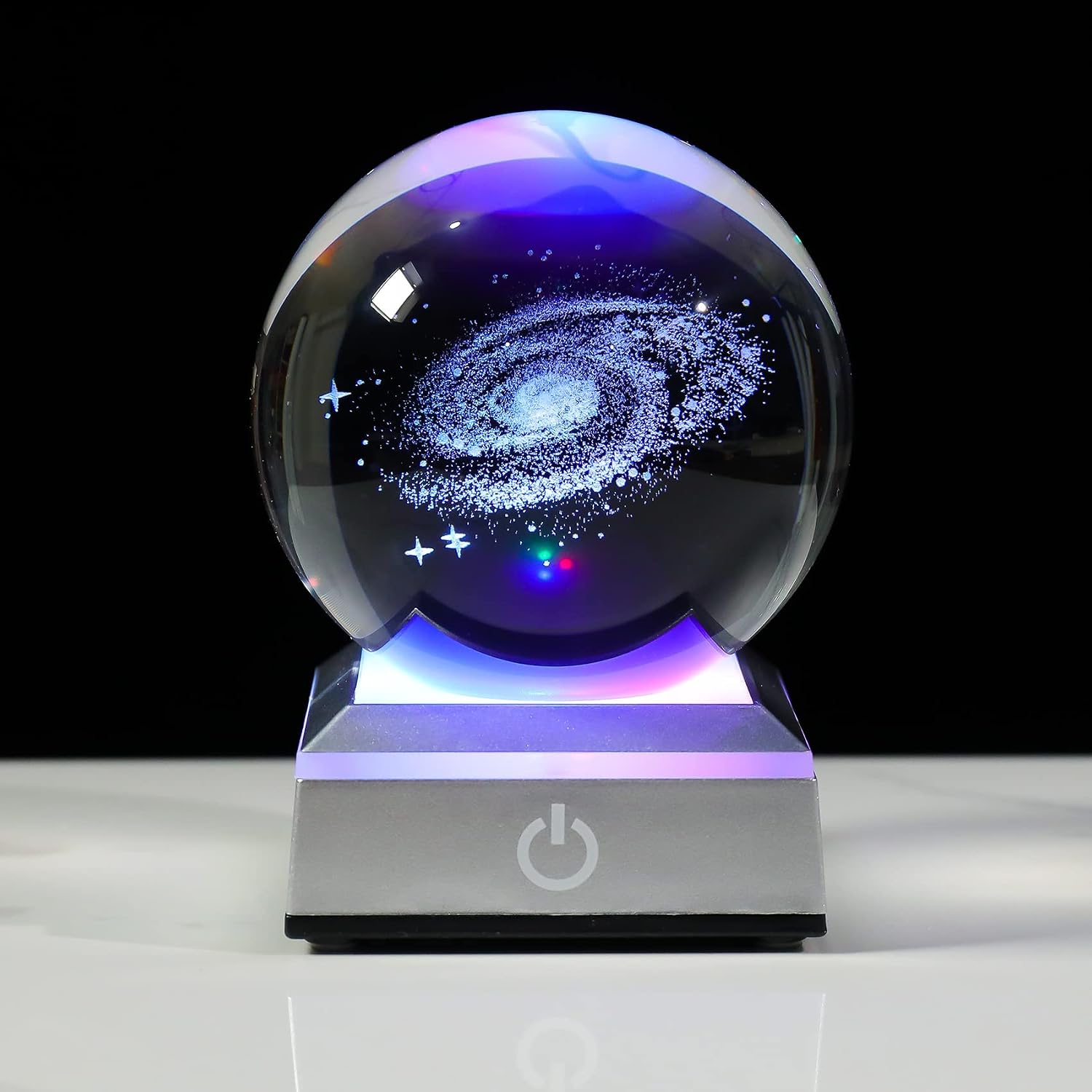 3 15'' 3d Galaxy Crystal — WeirdThingsToBuy weird find