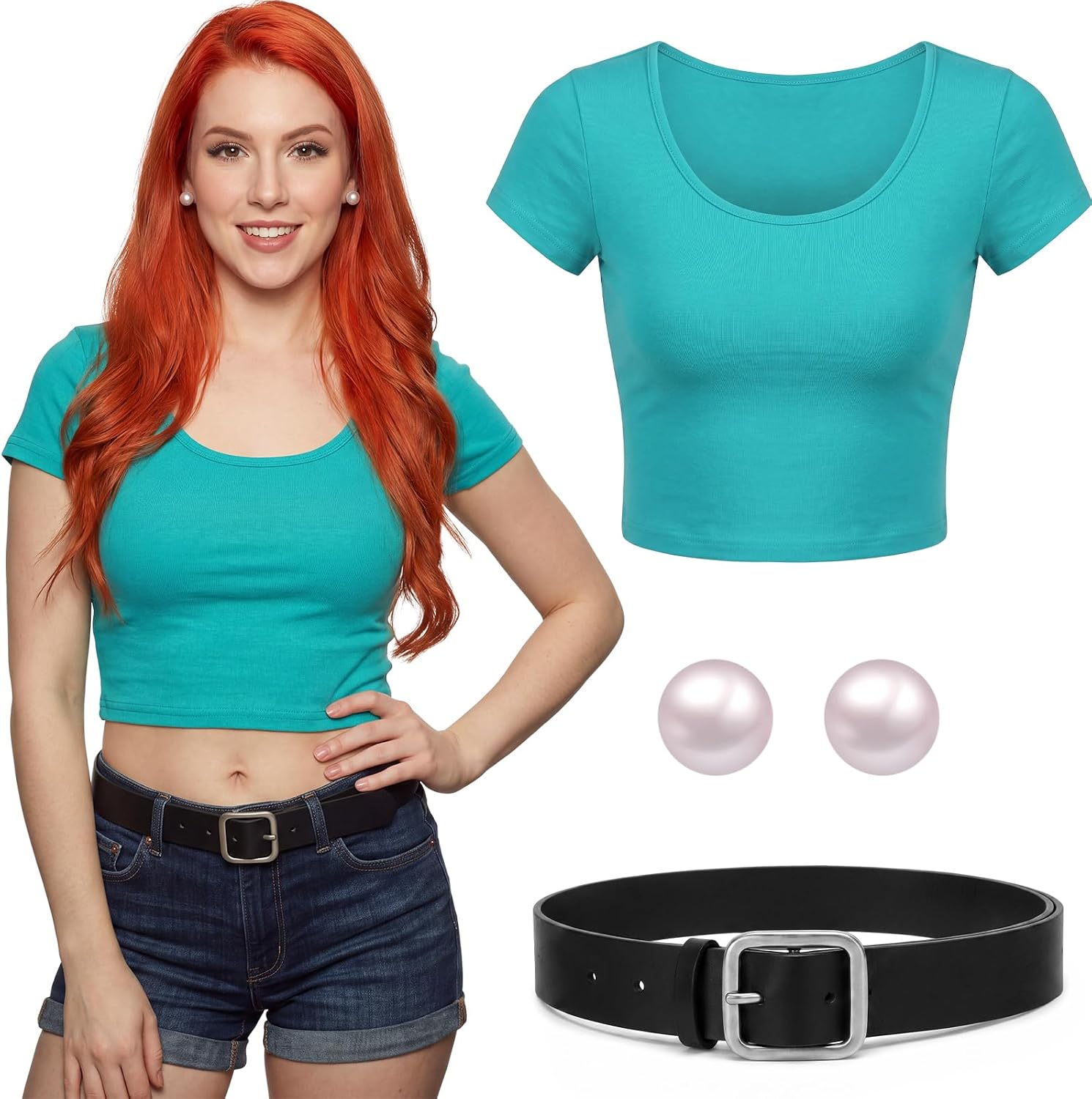 3 Halloween Costume Women Teal Situation — WeirdThingsToBuy weird find