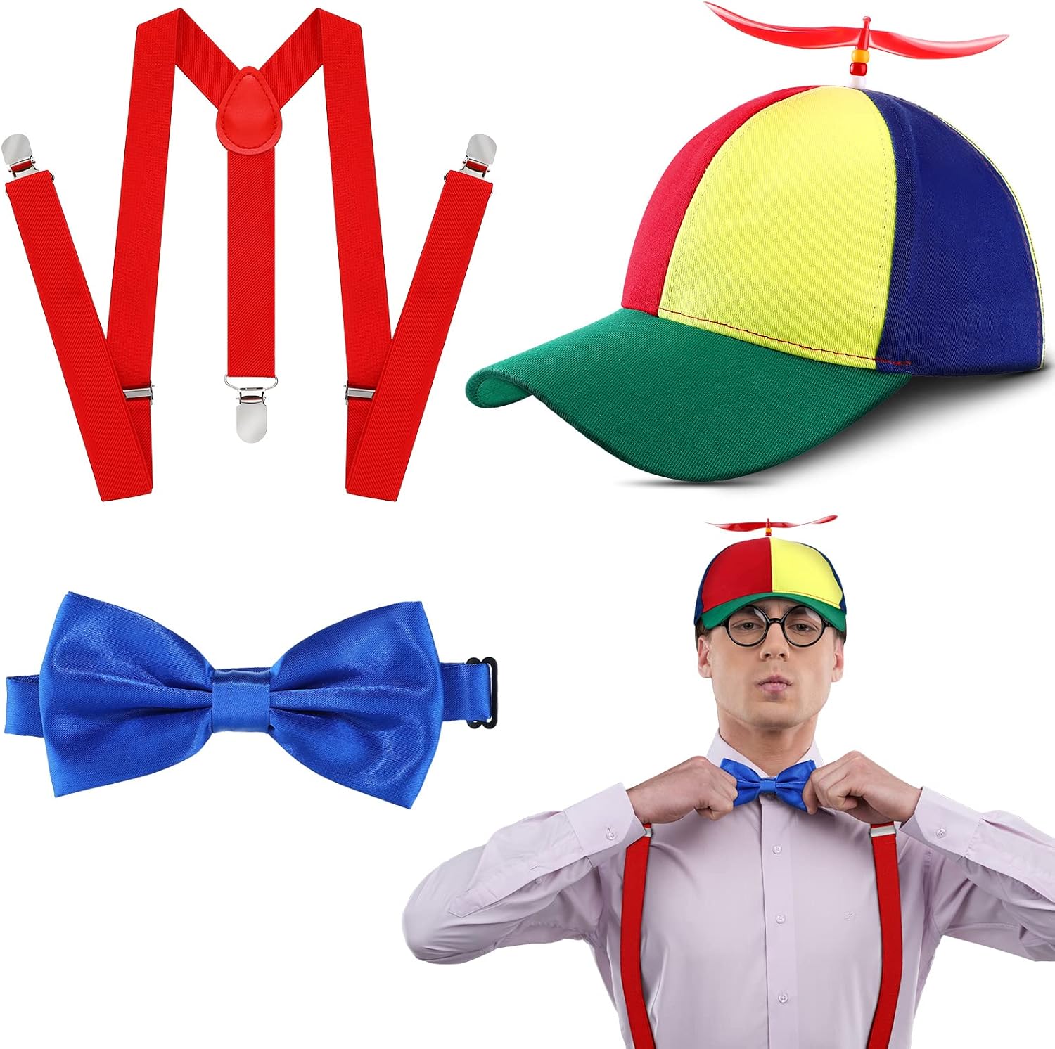 3 Helicopter Hat Adult Costume Situation — WeirdThingsToBuy weird find