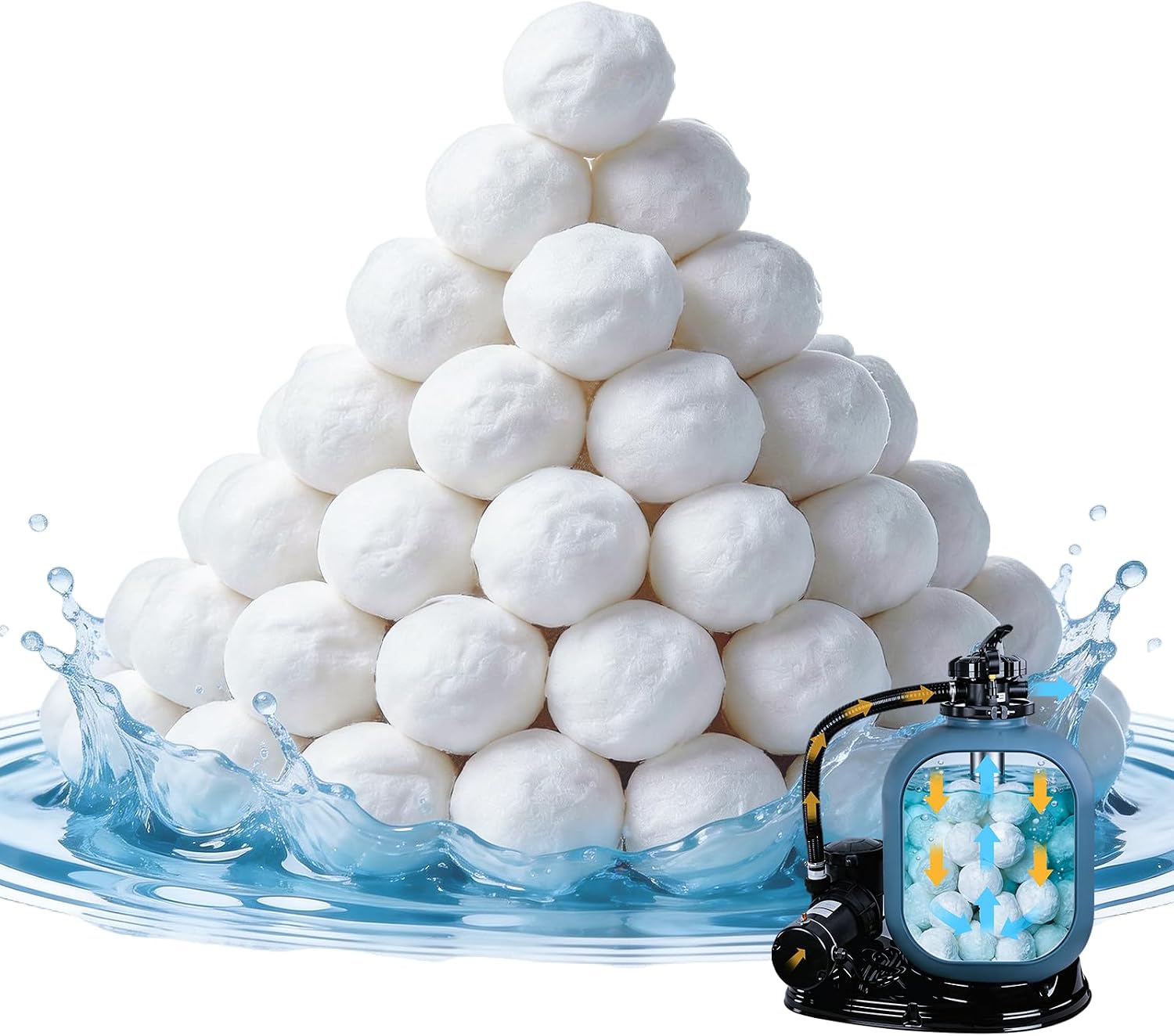 3 Lbs Pool Filter Balls Energy — WeirdThingsToBuy weird find