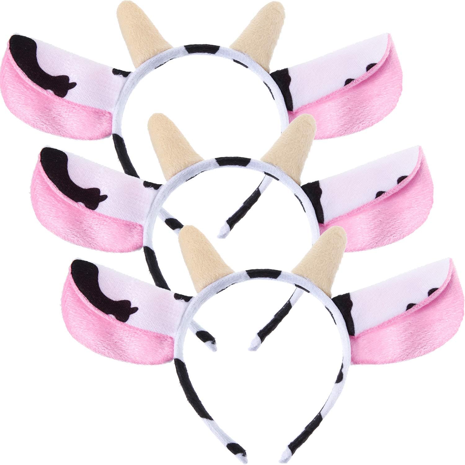 3 Pack Cow Ears Headband Situation — WeirdThingsToBuy weird find