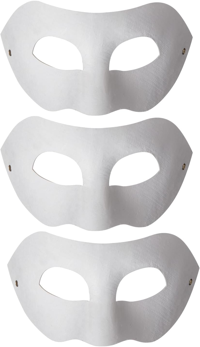 3 Pack Paper Mache Masks — WeirdThingsToBuy weird find