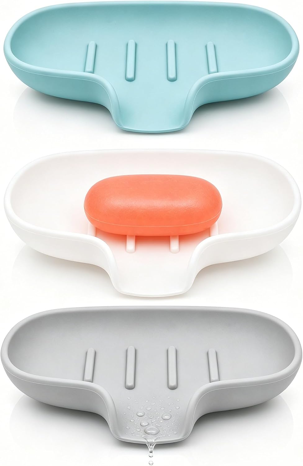3 Pack Silicone Soap Dish Situation — WeirdThingsToBuy weird find