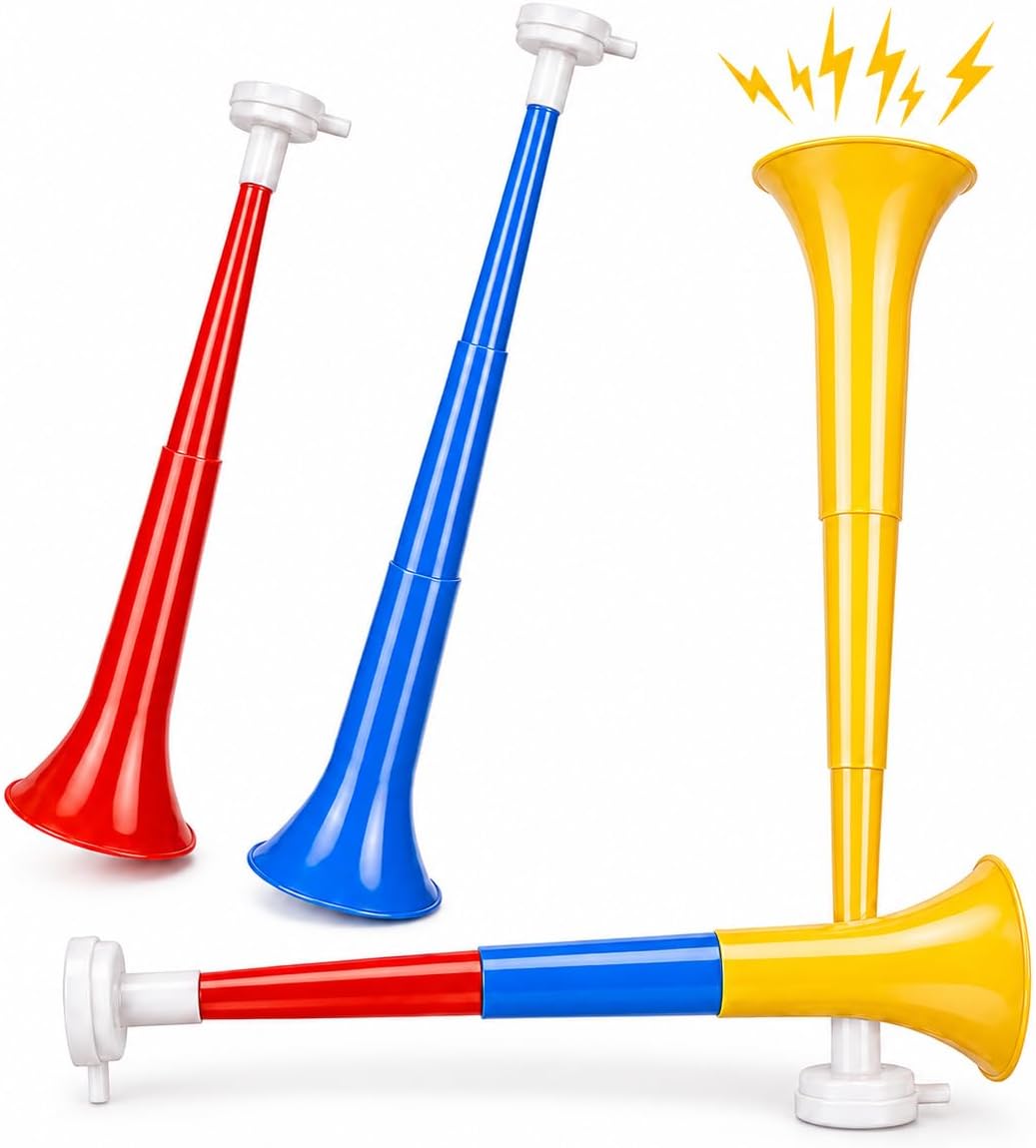 3 Pack Vuvuzela Collapsible Stadium — WeirdThingsToBuy weird find