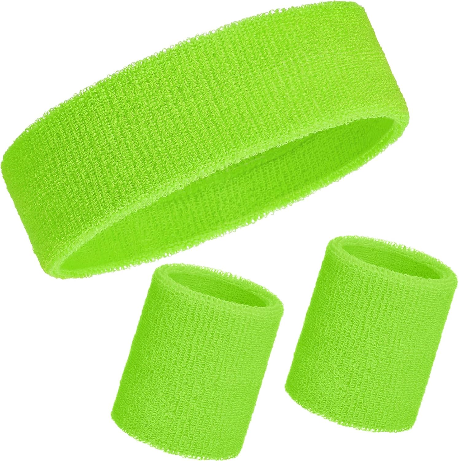 3 Sweatbands Set 80s 90s Energy — WeirdThingsToBuy weird find