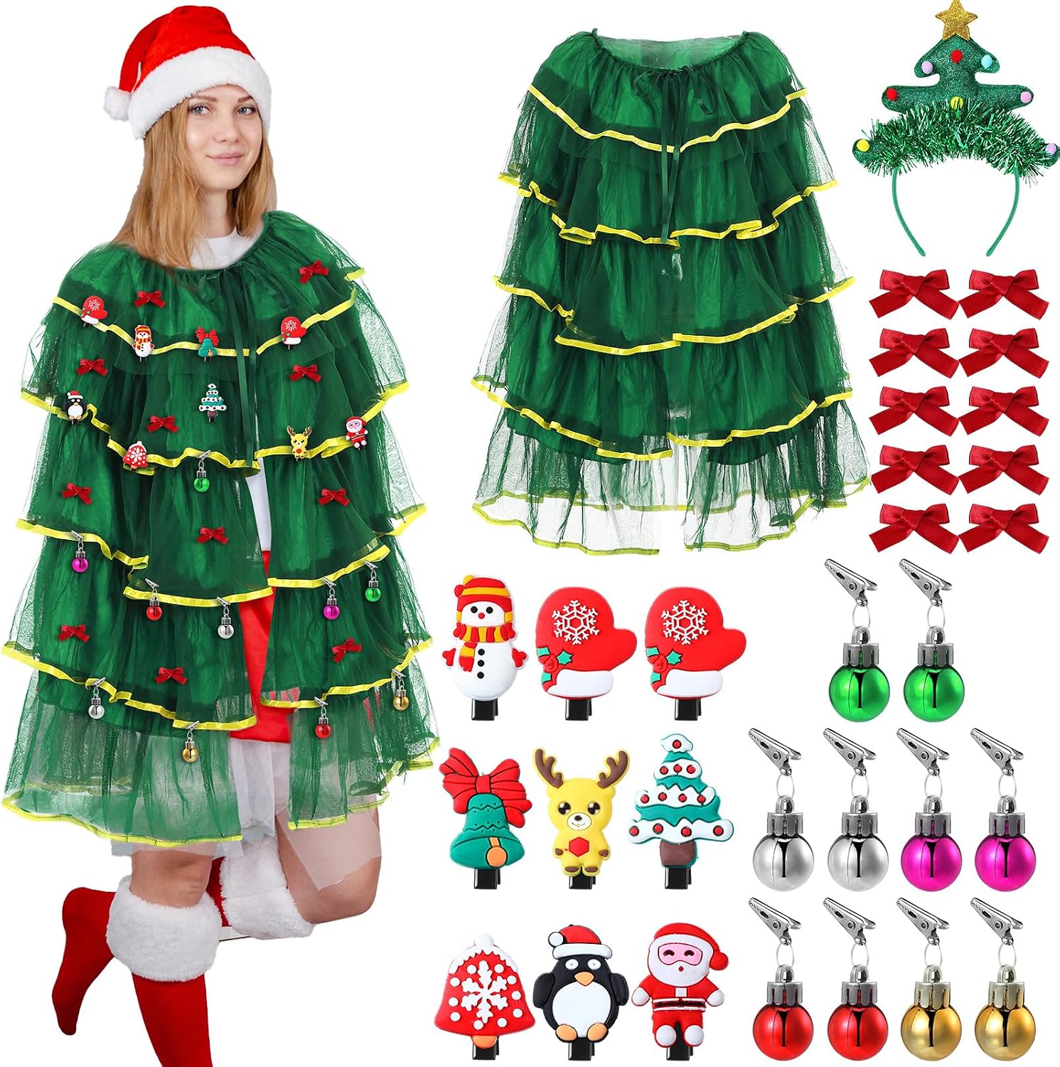 32 Christmas Tree Costume Women Energy — WeirdThingsToBuy weird find