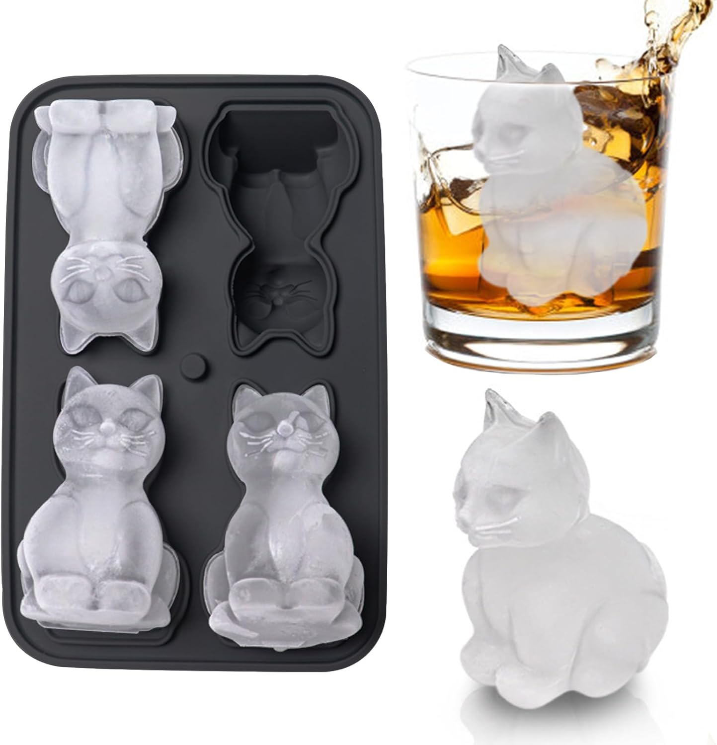 3d Cat Ice Cube Mold Energy — WeirdThingsToBuy weird find